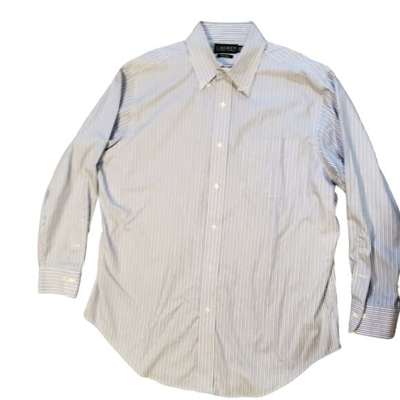Lauren by Ralph Lauren Men’s Button Down Shirt Size 16.5 front pocket - Picture 1 of 6